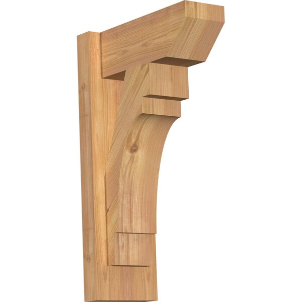 Ekena Millwork Merced Slat Smooth Outlooker, Western Red Cedar, 5 1/2"W x 12"D x 20"H OUT06X12X20MRC06SWR - main